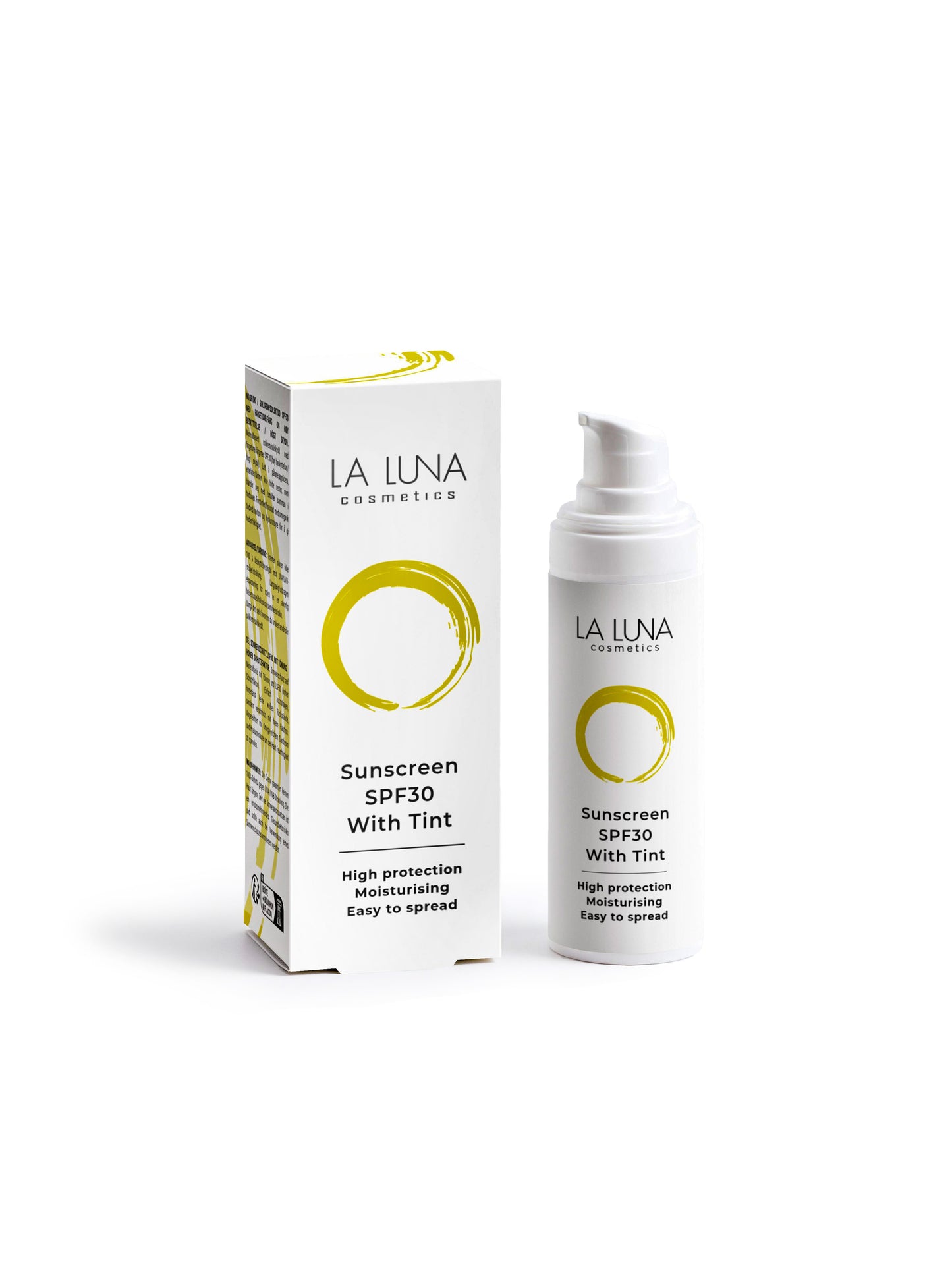 La Luna Tinted Mineral Sunscreen SPF30 – High Protection, Hydrating, Non-Greasy, No White Cast