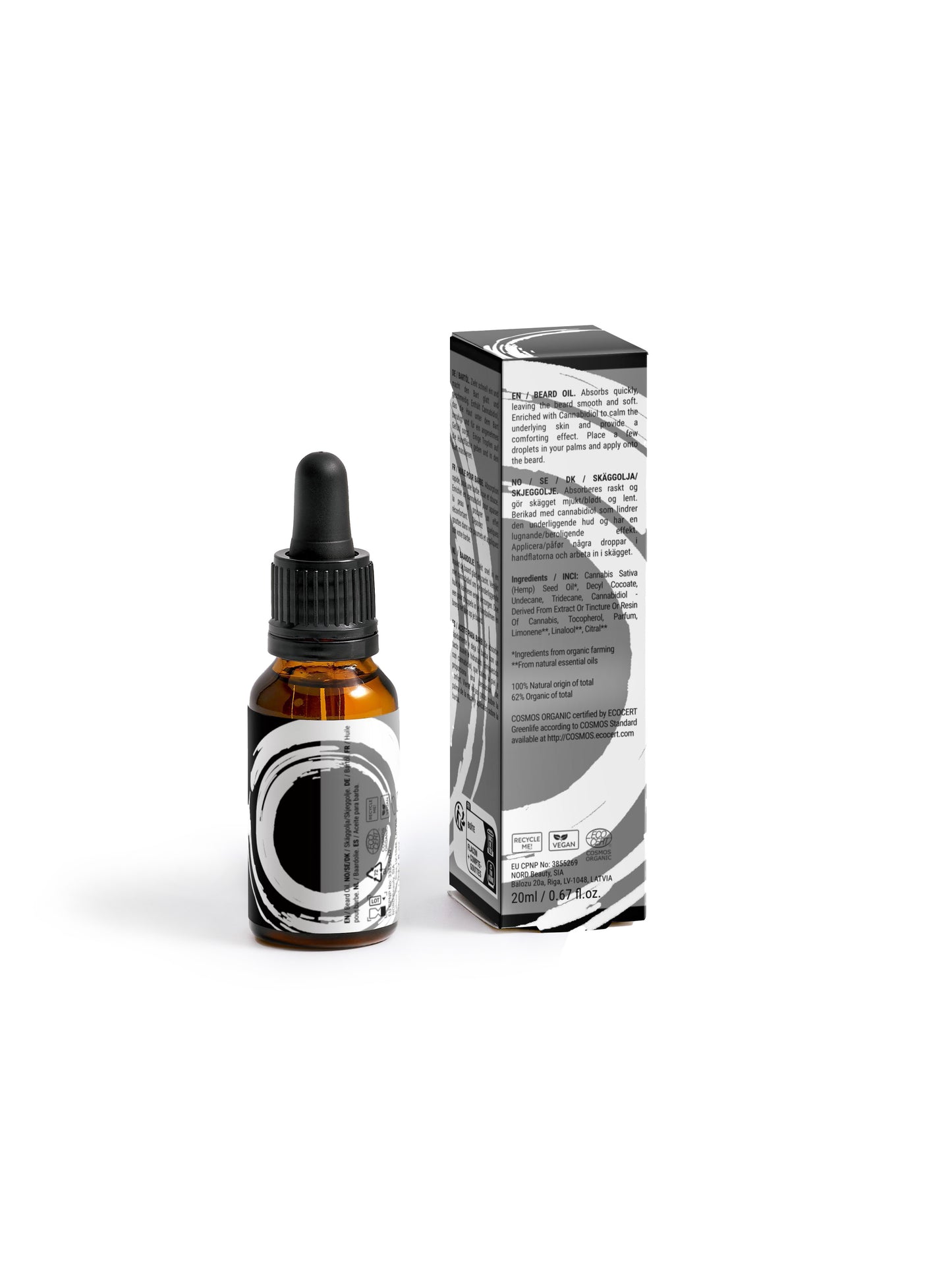 La Luna Softening Beard Oil – Lightweight, Non-Greasy Beard Care | Enriched with Hemp Seed Oil & Cannabidiol | Hydrates, Softens & Enhances Styling | Ideal for All Skin Types