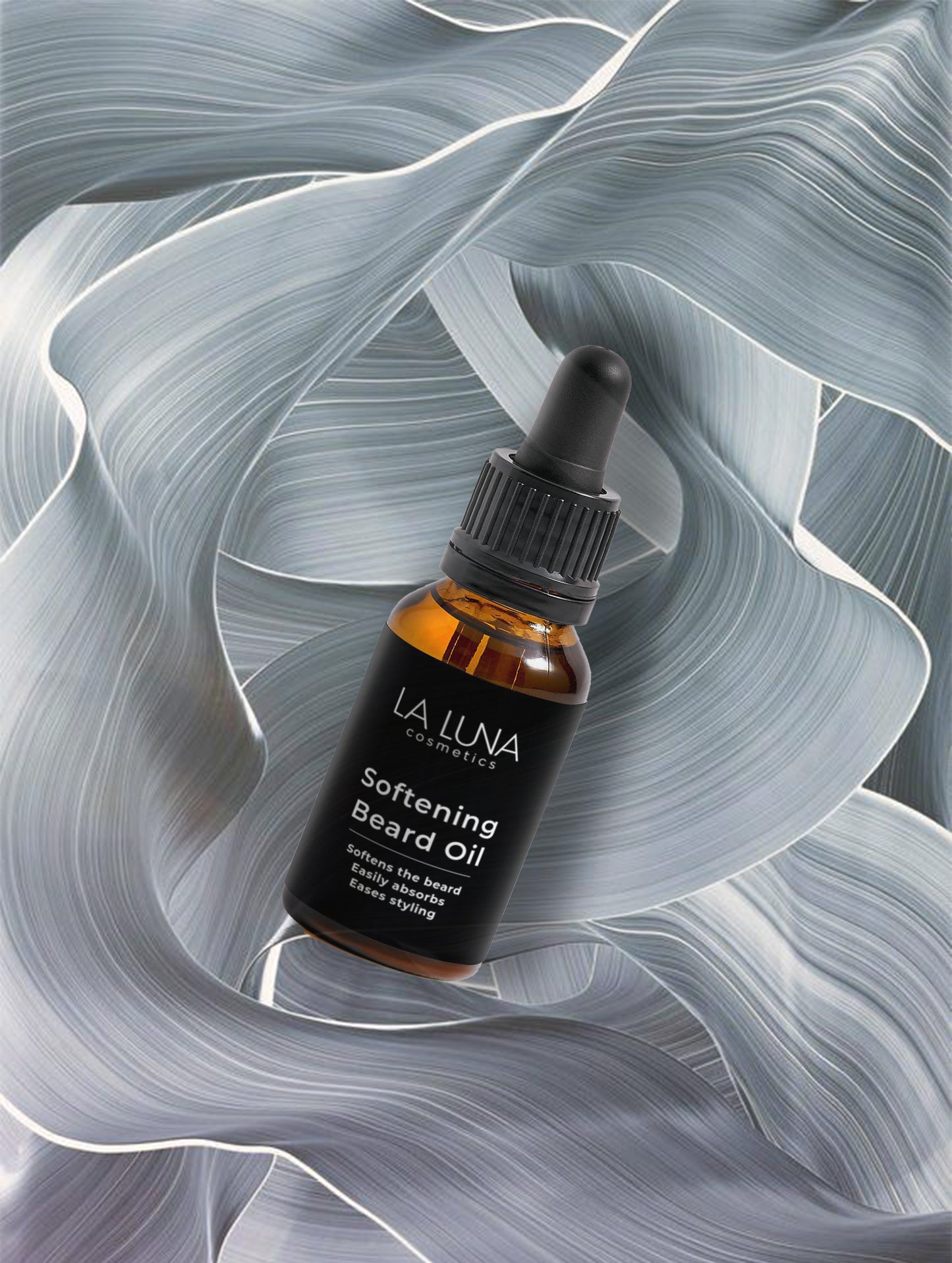 La Luna Softening Beard Oil – Lightweight, Non-Greasy Beard Care | Enriched with Hemp Seed Oil & Cannabidiol | Hydrates, Softens & Enhances Styling | Ideal for All Skin Types