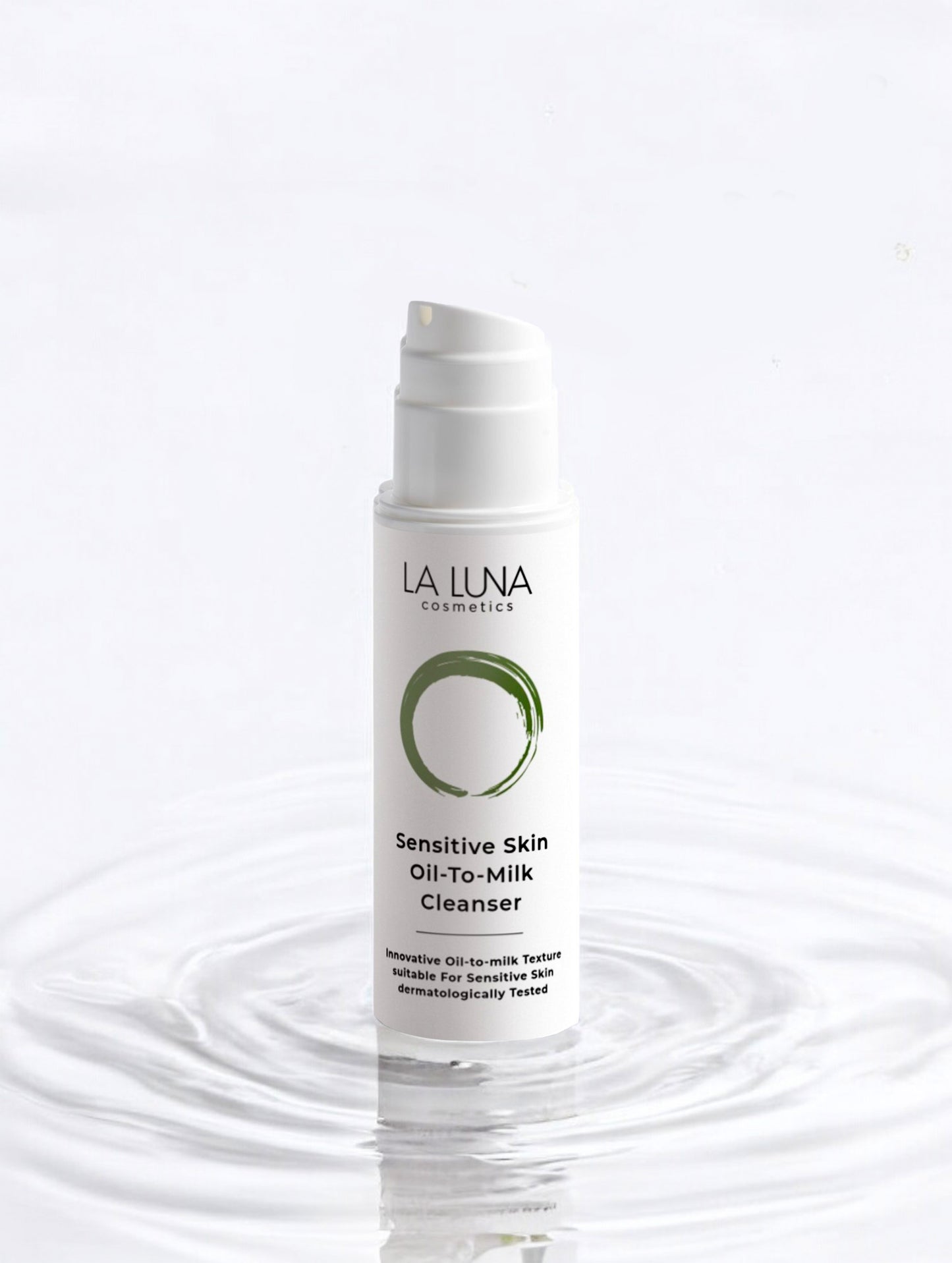 La Luna Sensitive Skin Oil-To-Milk Cleanser – Gentle 2-in-1 Face Cleanser with Sunflower Oil, Chamomile & Sea Buckthorn for Sensitive Skin.