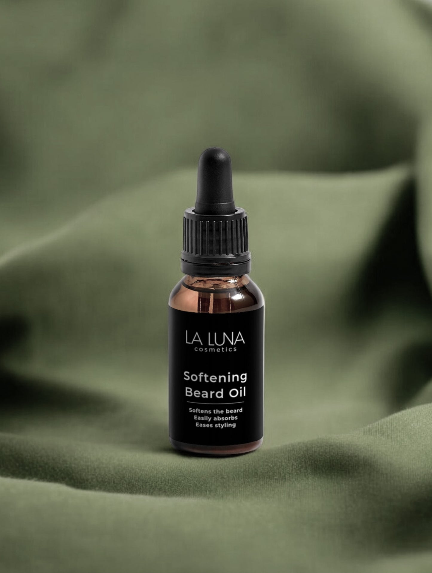 La Luna Softening Beard Oil – Lightweight, Non-Greasy Beard Care | Enriched with Hemp Seed Oil & Cannabidiol | Hydrates, Softens & Enhances Styling | Ideal for All Skin Types