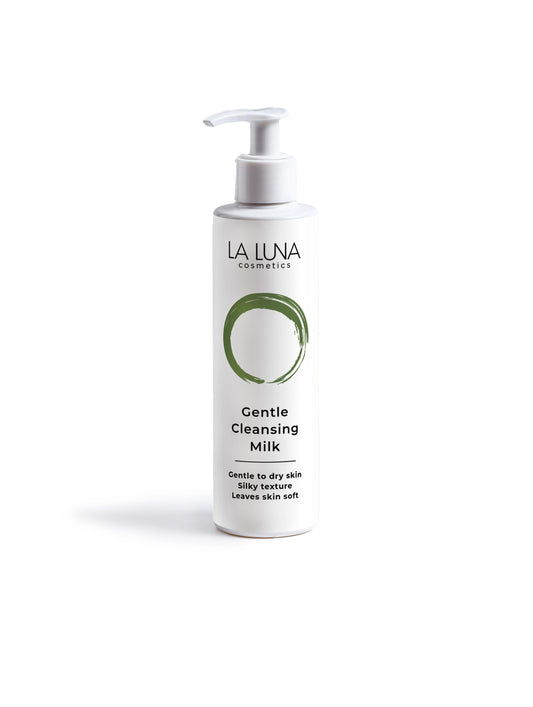 La Luna Gentle Cleansing Milk – Silky Face Cleanser with Shea Butter, Argan & Avocado Oil | Removes Makeup & Nourishes Skin | For Dry & Mature Skin
