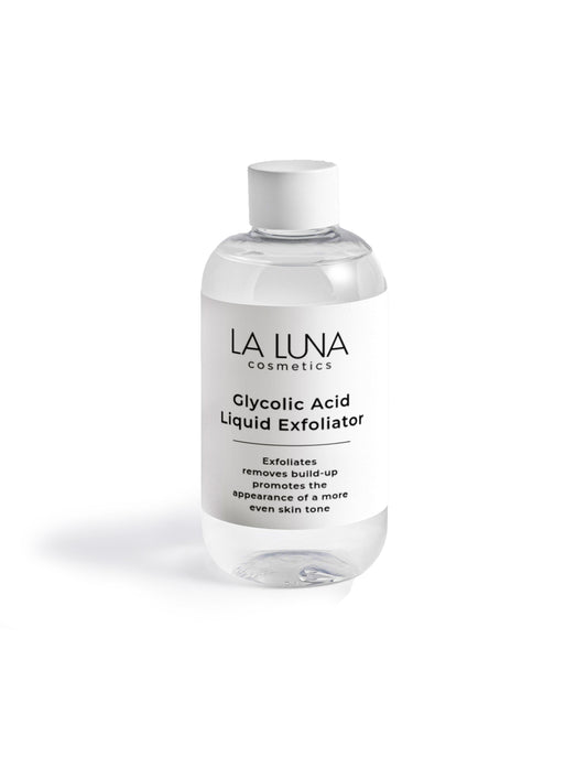 La Luna Glycolic Acid Liquid Exfoliator – Gentle 3.5% AHA Exfoliant for Smoother, Brighter Skin | Infused with Cranberry & Lingonberry Extracts.
