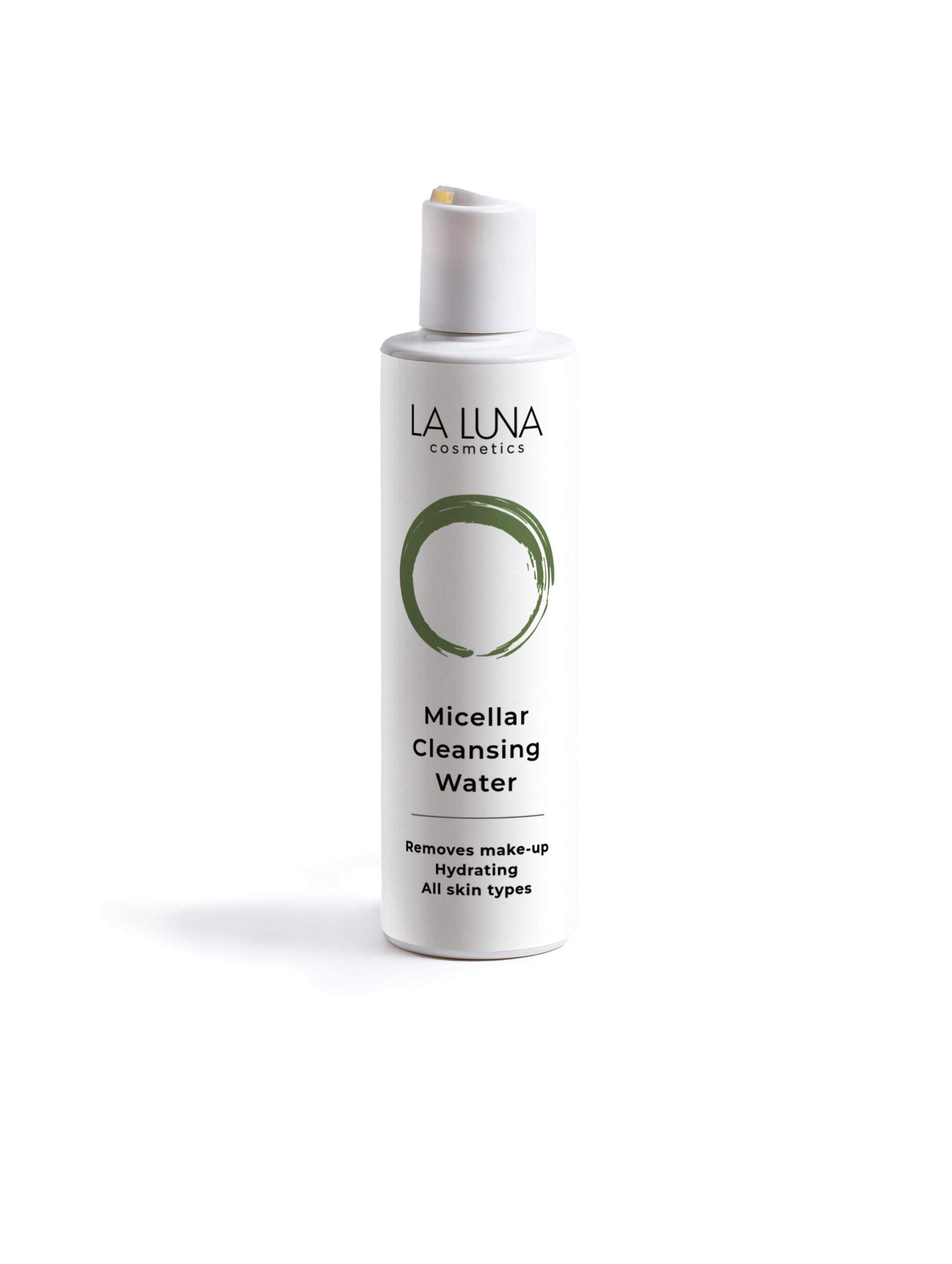 La Luna Micellar Cleansing Water – Hydrating, Gentle Face Cleanser with Hyaluronic Acid, Aloe Juice, Chamomile & Linden Flower Extracts for All Skin Types.
