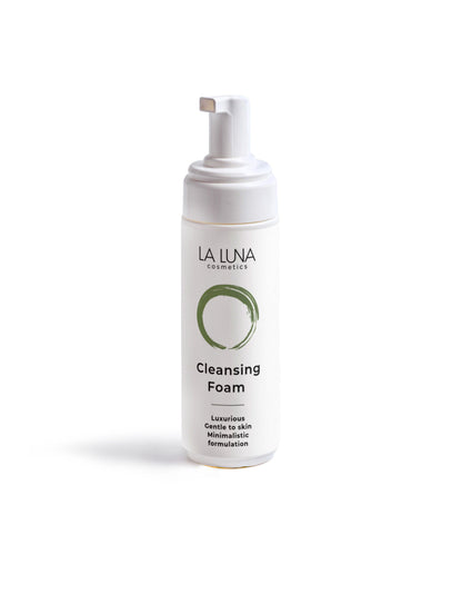 La Luna Cleansing Foam – Gentle Face Cleanser with Rose Flower Water, Chamomile & Calendula Extracts for Makeup Removal & Fresh, Supple Skin.
