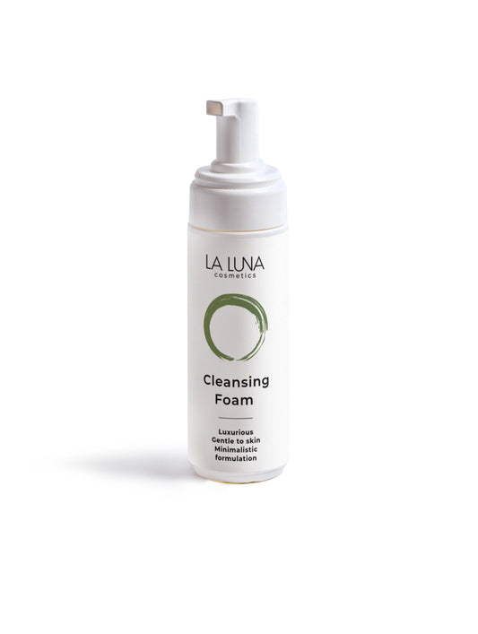 La Luna Cleansing Foam – Gentle Face Cleanser with Rose Flower Water, Chamomile & Calendula Extracts for Makeup Removal & Fresh, Supple Skin.
