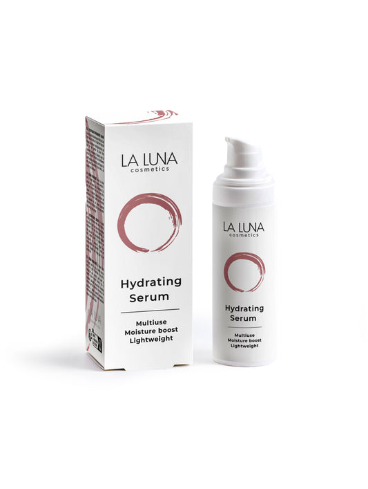 La Luna Hydrating Serum – Lightweight, Moisture-Boosting Face Serum with Aloe Juice, Jojoba Oil & Hyaluronic Acid for Hydrated, Glowing Skin. Anti-Aging & Nourishing Formula for Dry, Normal & Mature Skin.
