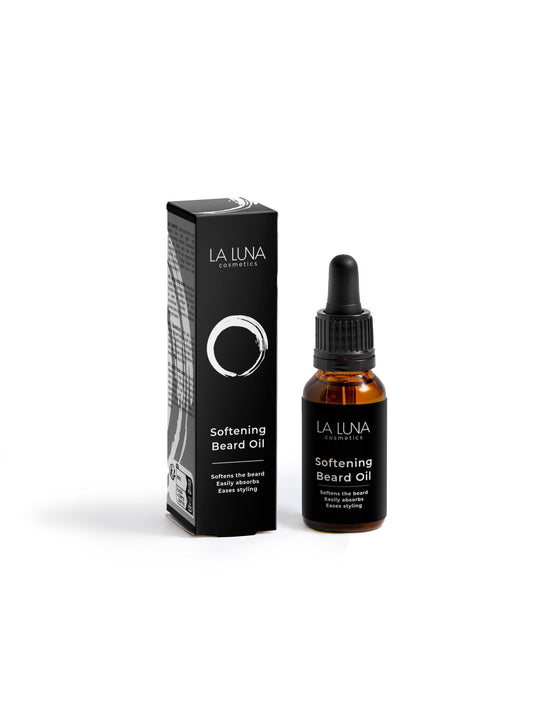 La Luna Softening Beard Oil – Lightweight, Non-Greasy Beard Care | Enriched with Hemp Seed Oil & Cannabidiol | Hydrates, Softens & Enhances Styling | Ideal for All Skin Types

