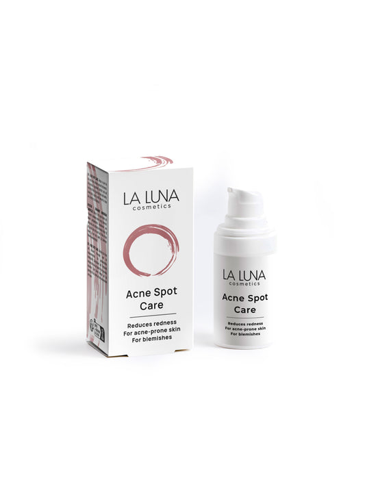 La Luna Acne Spot Care Serum - Fast-Acting Acne Treatment with Salicylic Acid & Tea Tree Oil, Reduces Redness & Blemishes, Vegan & Organic Skincare  

