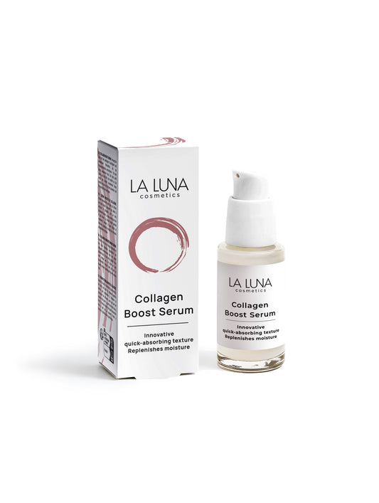 Collagen Boost Serum – Hydrating & Anti-Aging Face Serum with Sodium PCA, Hyaluronic Acid & Sunflower Oil for Smoother, Plumper Skin.
