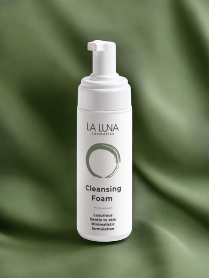 La Luna Cleansing Foam – Gentle Face Cleanser with Rose Flower Water, Chamomile & Calendula Extracts for Makeup Removal & Fresh, Supple Skin.
