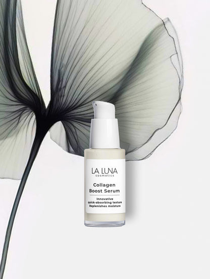 Collagen Boost Serum – Hydrating & Anti-Aging Face Serum with Sodium PCA, Hyaluronic Acid & Sunflower Oil for Smoother, Plumper Skin.