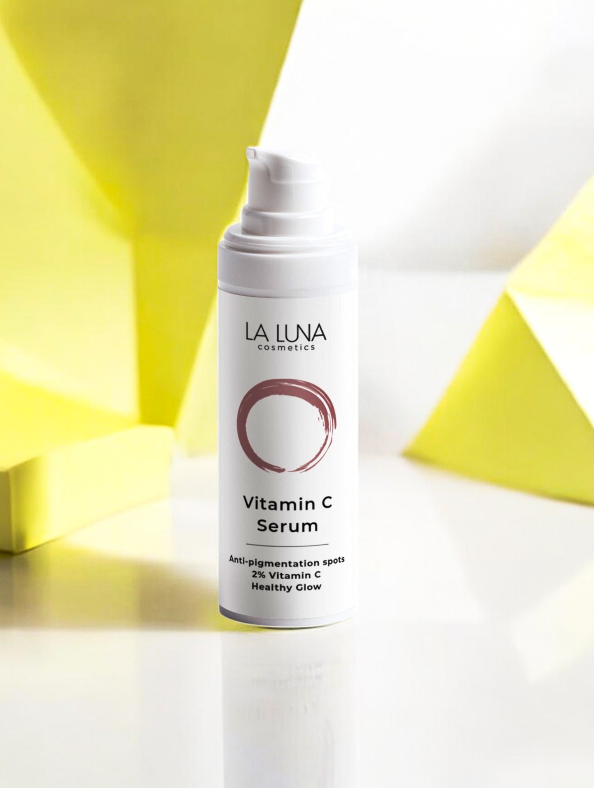 La Luna Vitamin C Serum – Brightening & Hydrating Face Serum with 2% Vitamin C, Ferulic Acid & Hyaluronic Acid for Radiant, Youthful Skin.
